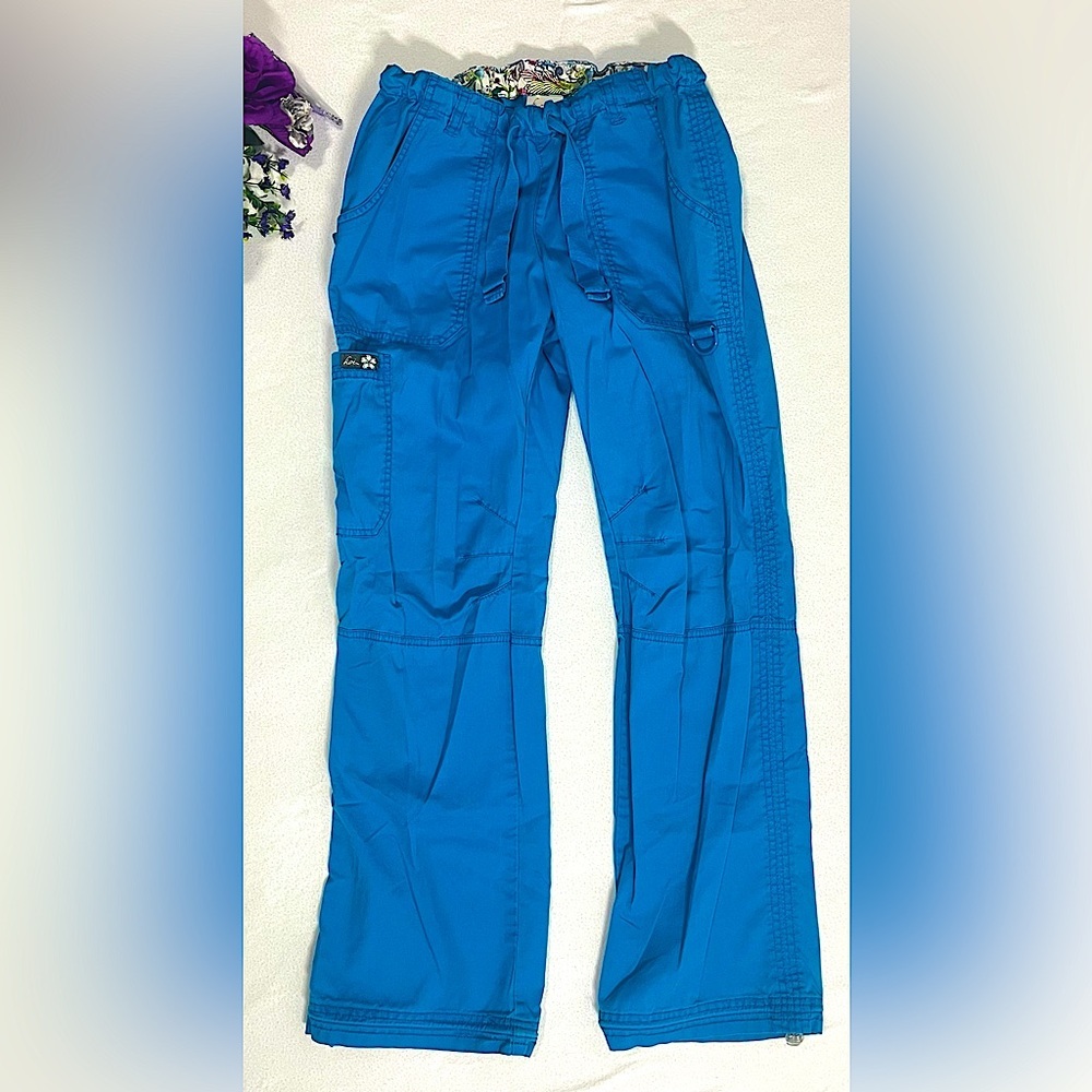 Koi Lindsey 701 Scrub Pants XS Teal New Unworn